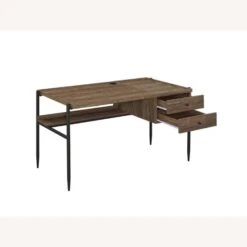 Other Writing Desk In Aged Walnut Finish W/ Outlet -Othe Furniture Store 1500 1500 frame 0 2240