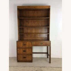 Vintage Campaign Style Writing Desk With Shelving -Othe Furniture Store 1500 1500 frame 0 2266