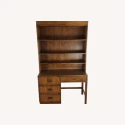 Vintage Campaign Style Writing Desk With Shelving -Othe Furniture Store 1500 1500 frame 0 2267