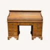 Ethan Allen Maple Roll Top Desk