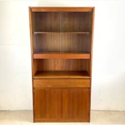Vintage Modern Teak Bookcase With Display -Othe Furniture Store 1500 1500 frame 0 229