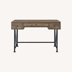 Other Writing Desk In Rustic Oak & Black Metal Finish -Othe Furniture Store 1500 1500 frame 0 2301