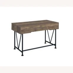 Other Writing Desk In Rustic Oak & Black Metal Finish -Othe Furniture Store 1500 1500 frame 0 2306