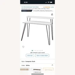 Ameriwood Homehaven White Retro Desk With Riser -Othe Furniture Store 1500 1500 frame 0 2313