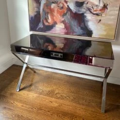 Uttermost Mirrored Lexington Desk With Stool -Othe Furniture Store 1500 1500 frame 0 2350