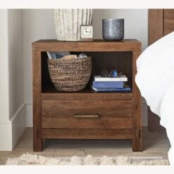 Pottery Barn Menlo Reclaimed Teak Nightstand -Othe Furniture Store 1500 1500 frame 0 2404