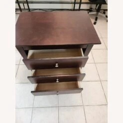 Bob's Discount 3 Drawer Dark Brown Night Stand -Othe Furniture Store 1500 1500 frame 0 2418