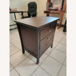 Bob's Discount 3 Drawer Dark Brown Night Stand -Othe Furniture Store 1500 1500 frame 0 2422