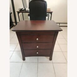 Bob's Discount 3 Drawer Dark Brown Night Stand -Othe Furniture Store 1500 1500 frame 0 2427