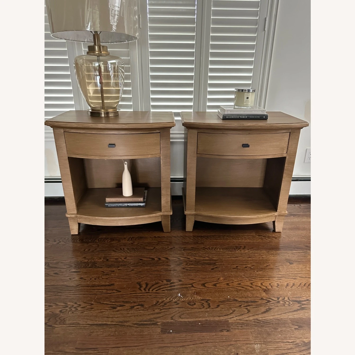 Other Pair Of Faux Wood Nightstands 2 Other Pair Of Faux Wood Nightstands - Image 2