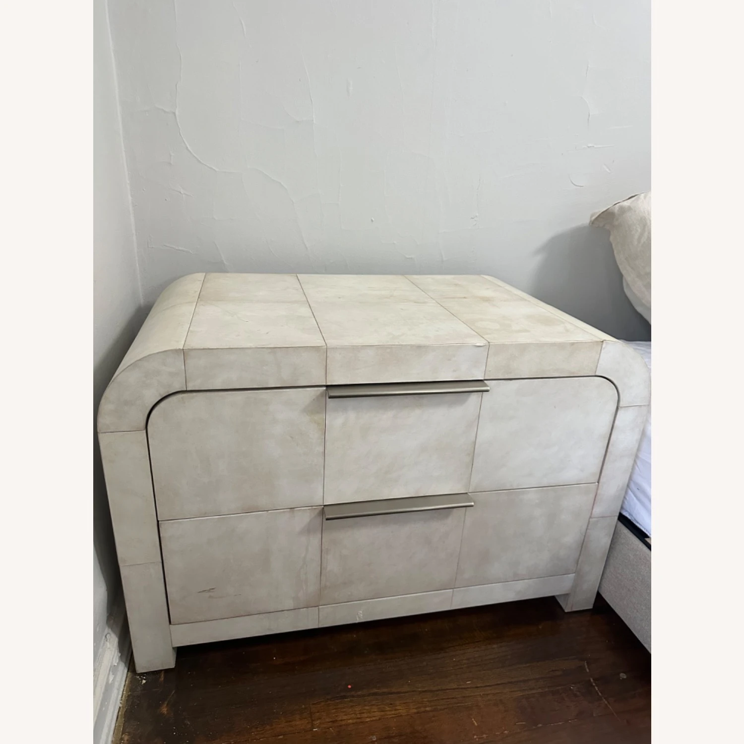 Restoration Hardware Parchment Nightstands 2 Restoration Hardware Parchment Nightstands - Image 2