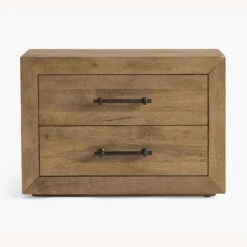 Pottery Barn Oakleigh Reclaimed Wood 2-Drawer Nightstand -Othe Furniture Store 1500 1500 frame 0 2560