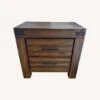 Zen-style Solid Acacia Wood Bedside Table