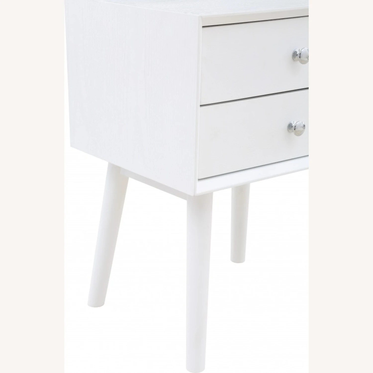 Other Nightstand In White Finish With Wood Grain Veneer 12 Other Nightstand In White Finish With Wood Grain Veneer - Image 12