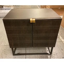 West Elm Carved Mango Wood Nightstand (25")