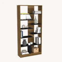 Other Hennessy Bookcase - Walnut / Black -Othe Furniture Store 1500 1500 frame 0 268