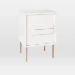 West Elm Gemini Nightstand, 18", White