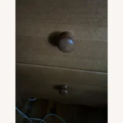 Solid Golden Honey Wood Nightstand