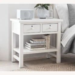 Pottery Barn Farmhouse 2-Drawer Nightstand -Othe Furniture Store 1500 1500 frame 0 2806