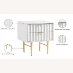 Other Nightstand In White Medium Gloss With Curved Fronts -Othe Furniture Store 1500 1500 frame 0 2825