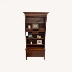 Stanley File Cabinet With Hutch Book Shelf
