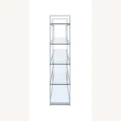 Other 4-Tier Bookcase In White Finish & Chrome Metal -Othe Furniture Store 1500 1500 frame 0 32