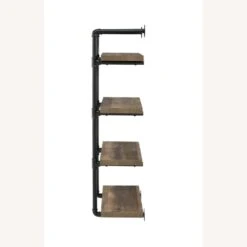 Other 24''W Wall Shelf In Rustic Oak & Black Steel Frame -Othe Furniture Store 1500 1500 frame 0 338