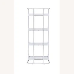 Other Bookcase In White High Gloss Finish W/ 4 Shelves