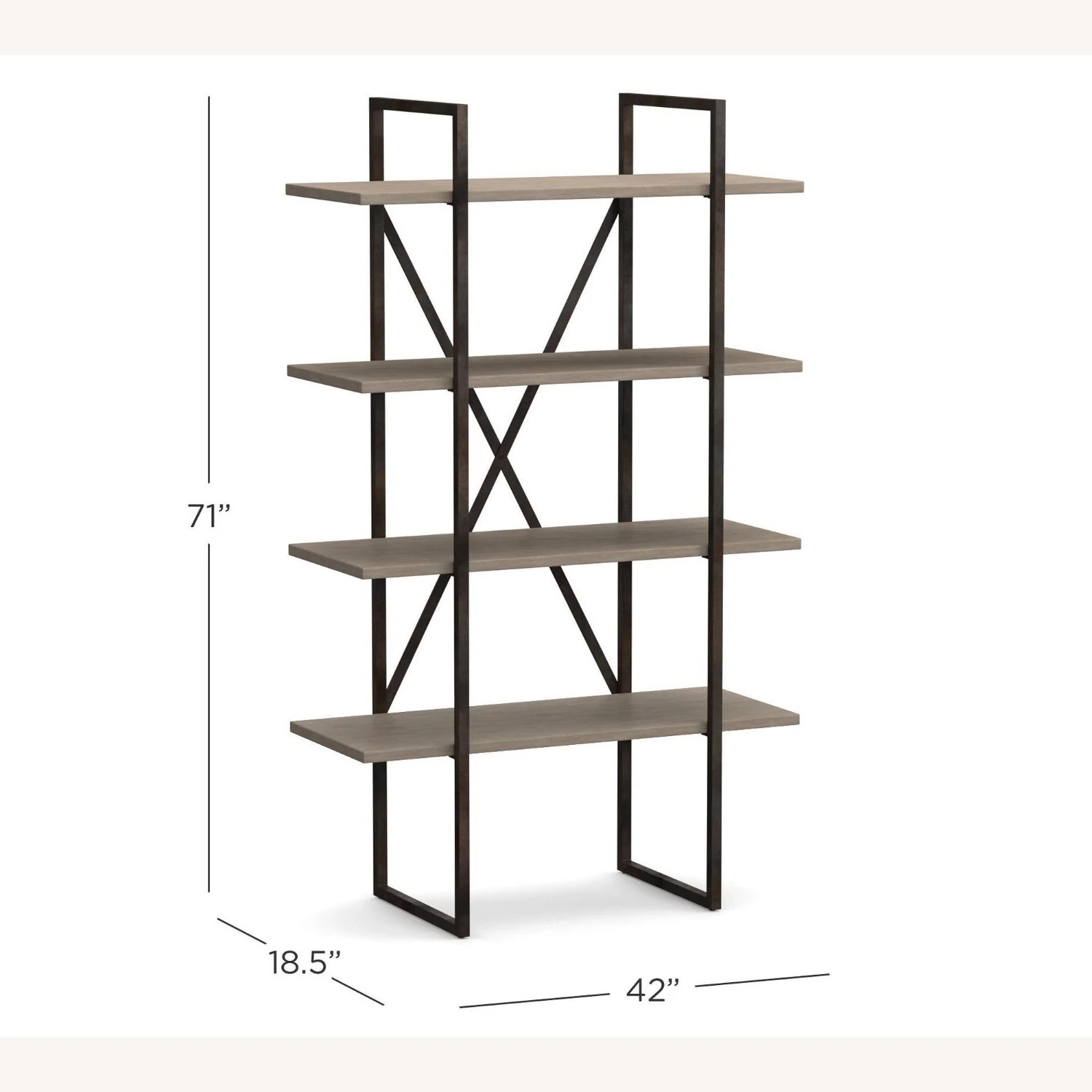 Pottery Barn Houston Etagere Bookcase 4 Pottery Barn Houston Etagere Bookcase - Image 4