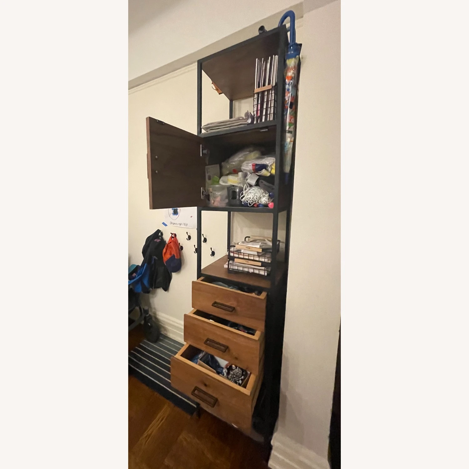 Crate & Barrel Knox Tall Storage Bookshelf 1 Crate & Barrel Knox Tall Storage Bookshelf