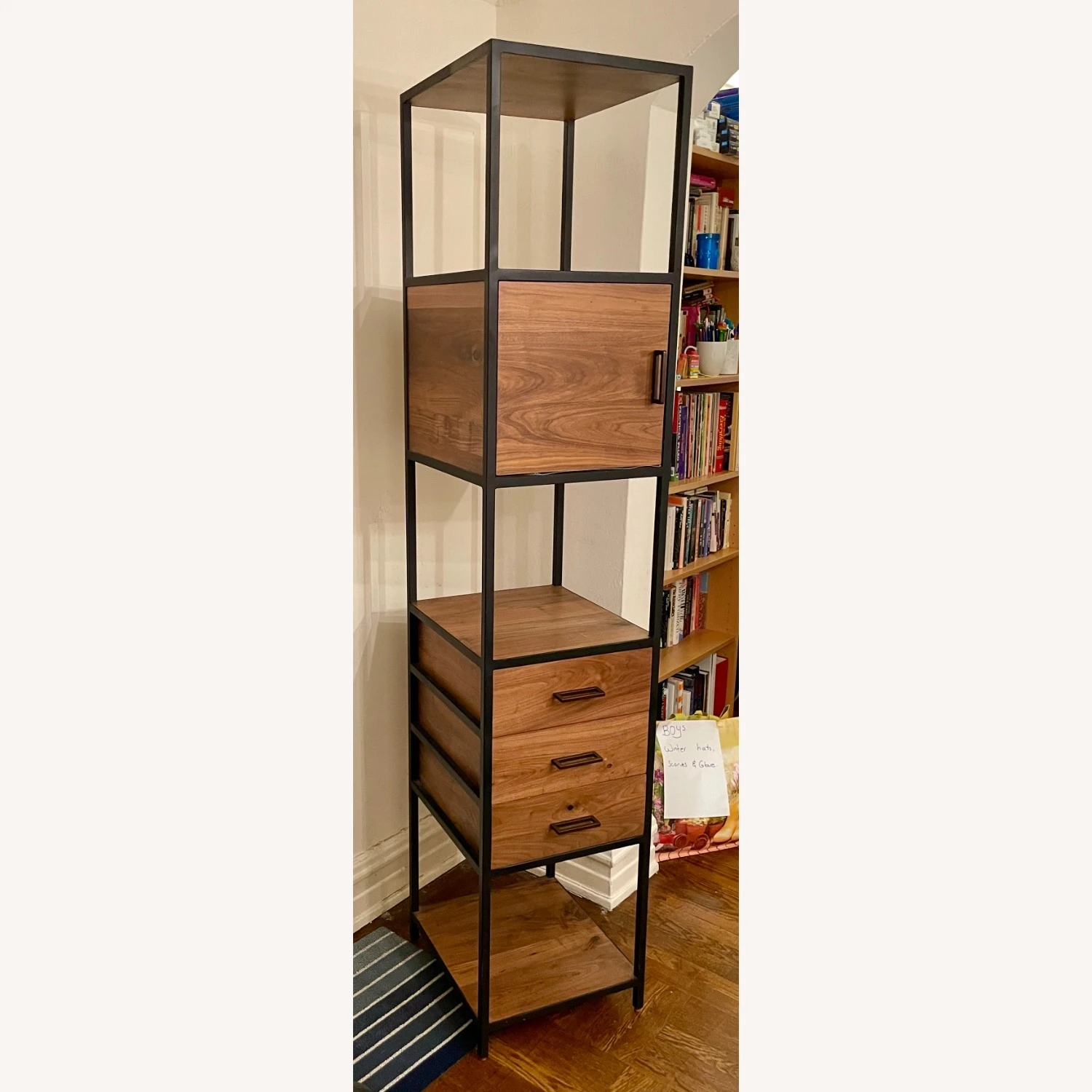 Crate & Barrel Knox Tall Storage Bookshelf 6 Crate & Barrel Knox Tall Storage Bookshelf - Image 6