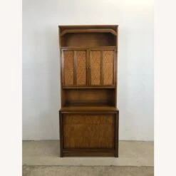 Mid Century Cabinet Shelving With Three Drawers