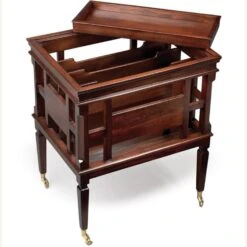 Scully & Scully Magazine Rack With Tray And Wheels -Othe Furniture Store 1500 1500 frame 0 494