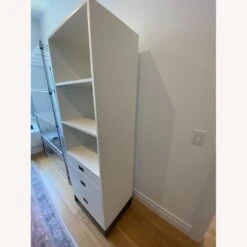 Restoration Hardware White Avalon Bookcase Tower -Othe Furniture Store 1500 1500 frame 0 538