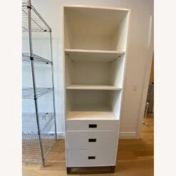 Restoration Hardware White Avalon Bookcase Tower -Othe Furniture Store 1500 1500 frame 0 548