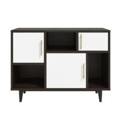 Other Display Stand Bookcase In Cappuccino& White Finish -Othe Furniture Store 1500 1500 frame 0 606