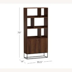 Pottery Barn Bradley Open Bookcase With Doors 8 Pottery Barn Bradley Open Bookcase With Doors -Othe Furniture Store 1500 1500 frame 0 689