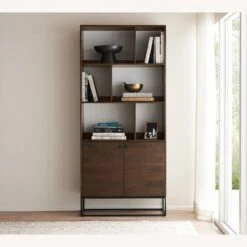 Pottery Barn Bradley Open Bookcase With Doors 9 Pottery Barn Bradley Open Bookcase With Doors -Othe Furniture Store 1500 1500 frame 0 690