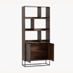Pottery Barn Bradley Open Bookcase With Doors 11 Pottery Barn Bradley Open Bookcase With Doors -Othe Furniture Store 1500 1500 frame 0 692
