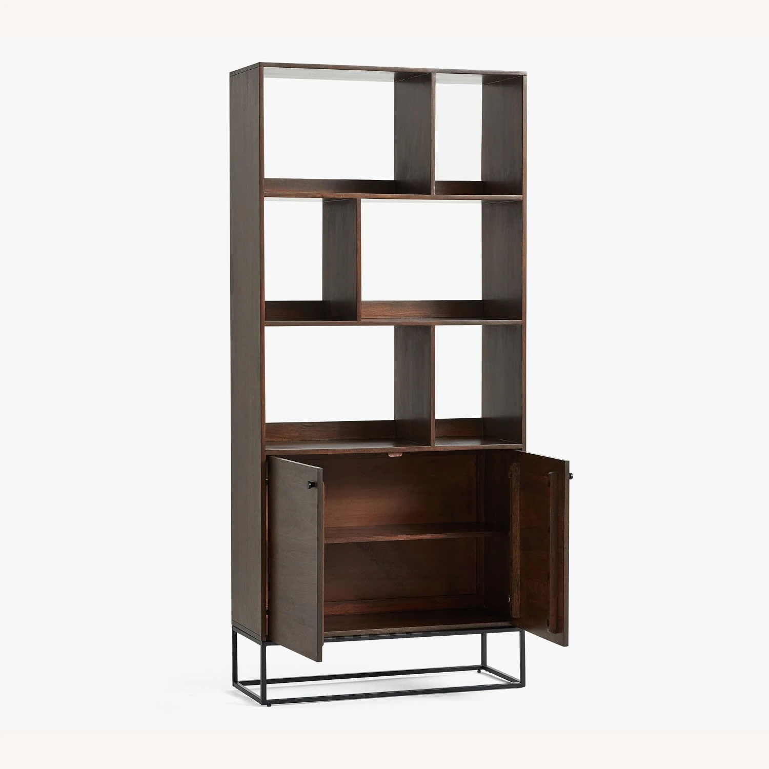 Pottery Barn Bradley Open Bookcase With Doors 6 Pottery Barn Bradley Open Bookcase With Doors - Image 6