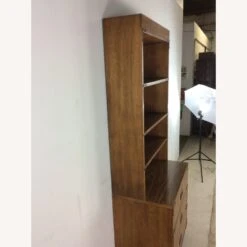 Vintage Campaign Style Bookcase With Three Drawers -Othe Furniture Store 1500 1500 frame 0 716