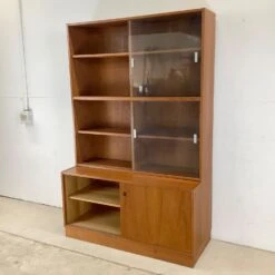 Vintage Modern Teak Bookcase With Cabinet -Othe Furniture Store 1500 1500 frame 0 839