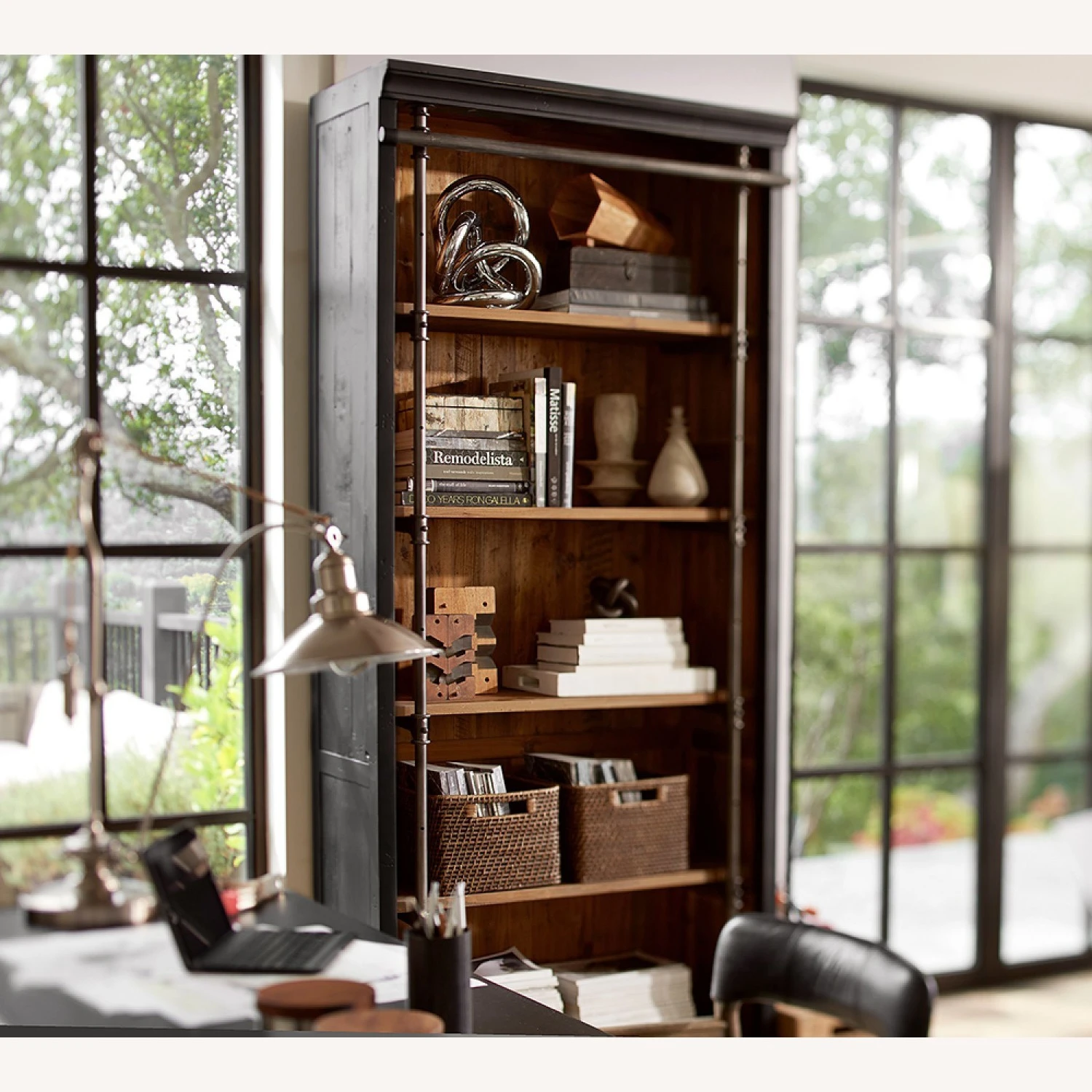 Pottery Barn Gavin Reclaimed Wood Bookcase 4 Pottery Barn Gavin Reclaimed Wood Bookcase - Image 4