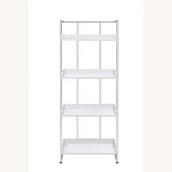Other Bookcase W/ 4 Shelves In White High Gloss Finish -Othe Furniture Store 1500 1500 frame 0 900
