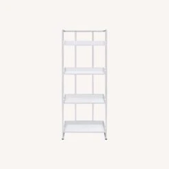Other Bookcase W/ 4 Shelves In White High Gloss Finish -Othe Furniture Store 1500 1500 frame 0 902