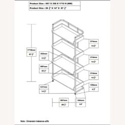 Other Bookcase W/ 4 Shelves In White High Gloss Finish -Othe Furniture Store 1500 1500 frame 0 904