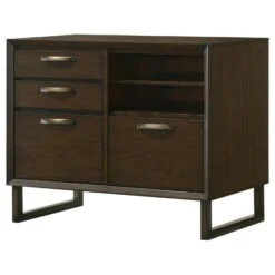 Other 4-Drawer File Cabinet In Dark Walnut Wood Finish -Othe Furniture Store 1500 1500 frame 0 952