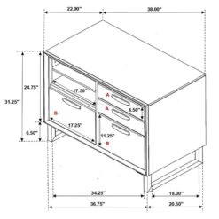Other 4-Drawer File Cabinet In Dark Walnut Wood Finish -Othe Furniture Store 1500 1500 frame 0 953