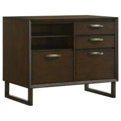 Other 4-Drawer File Cabinet In Dark Walnut Wood Finish -Othe Furniture Store 1500 1500 frame 0 956