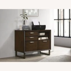 Other 4-Drawer File Cabinet In Dark Walnut Wood Finish -Othe Furniture Store 1500 1500 frame 0 958